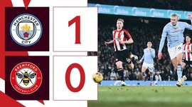 Premier League: Man City 1 - 0 Brentford (2023-2024)