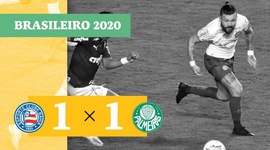 Brasileirão: Bahia 1 - 1 Palmeiras (2020)