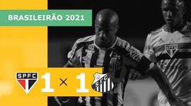 Brasileirão: São Paulo 1 - 1 Santos (2021)
