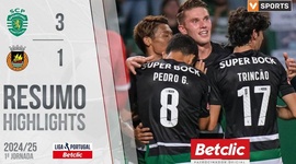 Liga Portugal Betclic: Sporting 3 - 1 Rio Ave (2024-2025)