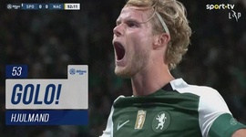 Allianz Cup: Sporting vs Nacional, Golo 1-0 Hjulmand (2024-2025)