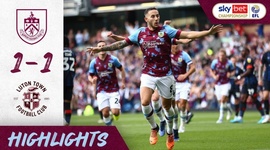 Championship: Burnley 1 - 1 Luton Town (2022-2023)