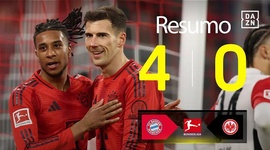 Bundesliga: Bayern München 4 - 0 Frankfurt (2024-2025)