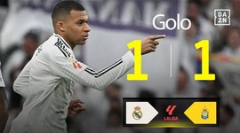 La Liga: Real Madrid vs Las Palmas, Golo 1-1 Mbappé (2024-2025)
