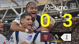 Premier League: West Ham 0 - 3 Tottenham (2025-2026)