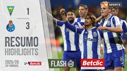 Liga Portugal Betclic: Estoril 1 - 3 FC Porto (2025-2026)