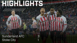 Championship: Sunderland 3 - 1 Stoke City (2023-2024)