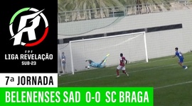 Liga Revelação: Belenenses SAD 0 - 0 Sp. Braga (2019-2020)