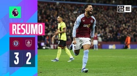 Premier League: Aston Villa 3 - 2 Burnley (2023-2024)