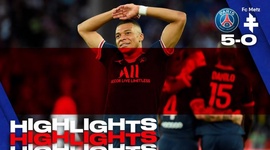 Ligue 1: PSG 5 - 0 Metz (2021-2022)