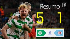 Liga Campeões: Celtic 5 - 1 Slovan Bratislava (2024-2025)