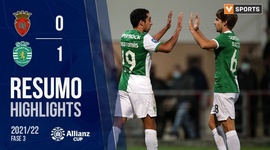 Allianz Cup: Penafiel 0 - 1 Sporting (2021-2022)