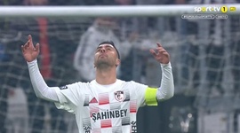 Super Ligi: Besiktas vs Gaziantep FK, Golo 1-2 F. Soyalp (2024-2025)