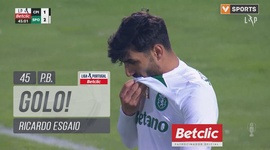 Liga Portugal Betclic: Casa Pia vs Sporting, Golo 1-2 Ricardo Esgaio (p.b.) (2024-2025)