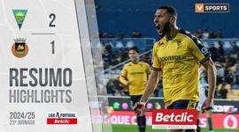 Liga Portugal Betclic: Estoril 2 - 1 Rio Ave (2024-2025)