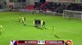 Copa del Rey: SD Huesca 0 - 4 Barcelona (2014-2015)