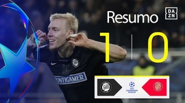 Liga Campeões: Sturm Graz 1 - 0 Girona (2024-2025)