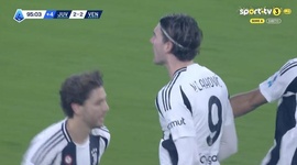 Serie A: Juventus vs Venezia, Golo 2-2 D. Vlahović (g.p.) (2024-2025)