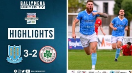 Premiership: Ballymena Utd 3 - 2 Cliftonville FC (2024-2025)