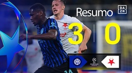 Liga Campeões: Inter 3 - 0 Slavia (2025-2026)