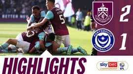 Championship: Burnley 2 - 1 Portsmouth (2024-2025)