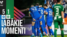 Virsliga: FK Riga 5 - 1 FS Metta LU (2024)