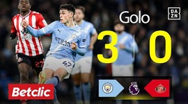 Premier League: Man City vs Sunderland, Golo 3-0 Foden (2025-2026)