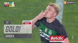 Liga Portugal Betclic: Sporting vs Arouca, Golo 1-1 Harder (2024-2025)
