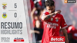 Liga Portugal Betclic: Benfica 5 - 0 Arouca (2023-2024)