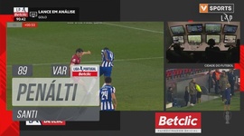 Liga Portugal Betclic: Gil Vicente vs FC Porto, Penálti Santi (VAR), 89' (2024-2025)