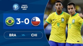 Sudamericano Sub-17: Brasil 3 - 0 Chile (2023)