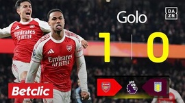 Premier League: Arsenal vs Aston Villa, Golo 1-0 Gabriel (2025-2026)