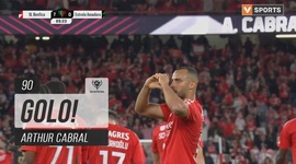 Taça de Portugal Generali Tranquilidade: Benfica vs CF Estrela Amadora, Golo 7-0 Arthur Cabral (2024-2025)