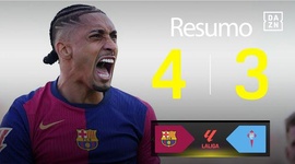 La Liga: Barcelona 4 - 3 Celta de Vigo (2024-2025)