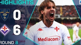 Serie A: Lecce 0 - 6 Fiorentina (2024-2025)