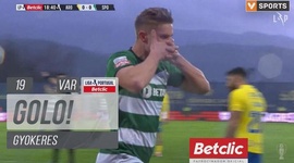 Liga Portugal Betclic: Arouca vs Sporting, Golo 0-1 Gyokeres (2023-2024)