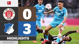 Bundesliga: FC St. Pauli 0 - 3 1899 Hoffenheim (2025-2026)