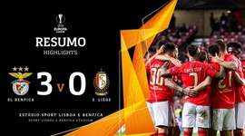 Liga Europa: Benfica 3 - 0 Standard (2020-2021)