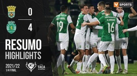 Taça de Portugal Placard: Leça 0 - 4 Sporting (2021-2022)