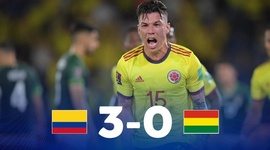Qualificação Mundial América do Sul: Colômbia 3 - 0 Bolívia (2022)