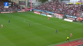 Ligue 1: Stade Brest vs Nice, Golo 1-0 L. Ajorque (2025-2026)