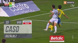 Liga Portugal Betclic: Arouca vs Moreirense, Caso Gozálbez (VAR), 33' (2024-2025)