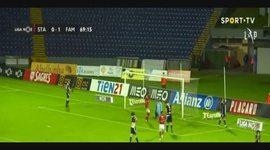Liga NOS: Santa Clara (1-1) Famalicão, Golo Diogo Queirós (p.b.), 70m (2020-2021)