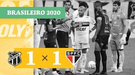 Brasileirão: Ceará 1 - 1 São Paulo (2020)