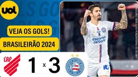 Brasileirão: Athletico-PR 1 - 3 Bahia (2024)