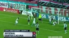 Copa Libertadores: Arsenal FC 3 - 0 Santos Laguna (2014)