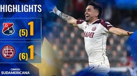 Copa Sudamericana: Medellín 5 - 6 g.p Lanús (2024)