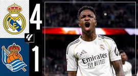 La Liga: Real Madrid 4 - 1 Real Sociedad (2025-2026)