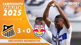 Campeonato Paulista: Água Santa 3 - 0 RB Bragantino (2025)