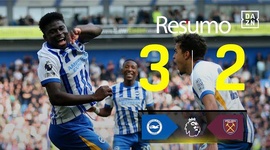 Premier League: Brighton 3 - 2 West Ham (2024-2025)